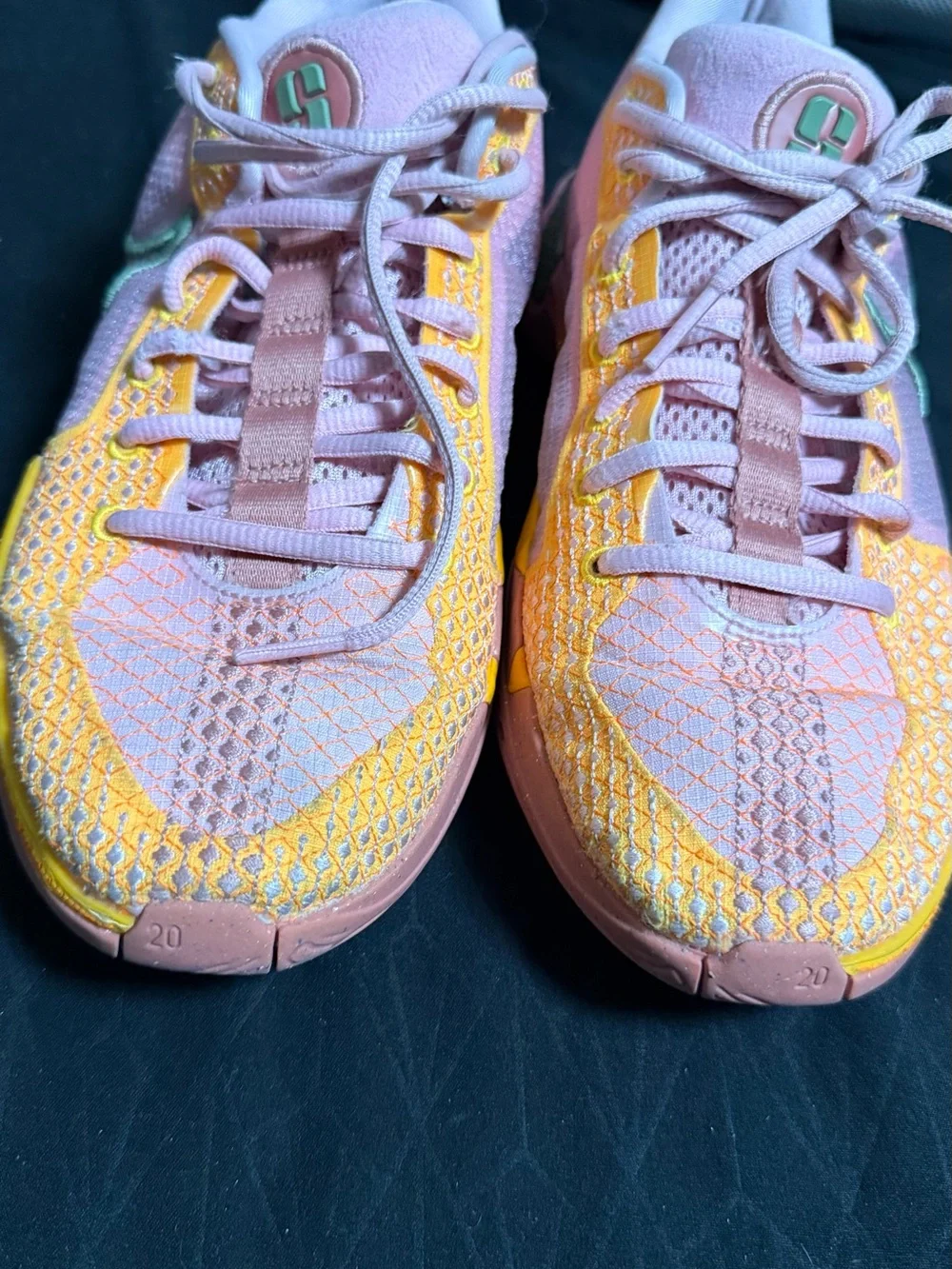 Nike Sabrina 1 Women's Pink and Green Athletic Sneakers